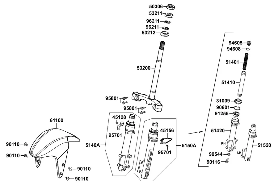 F06 Front Cushion parts diagram