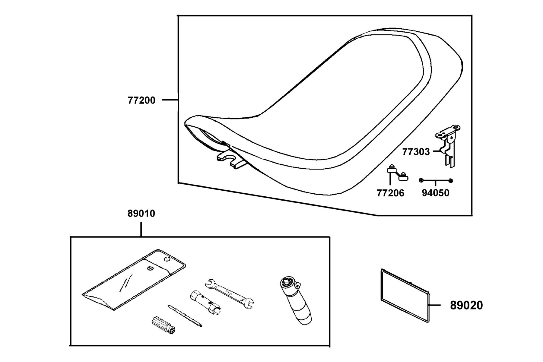 MONGOOSE 90S (2021) Seat parts diagram