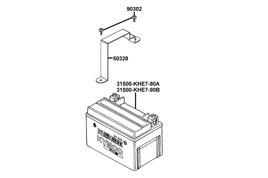F11 Battery parts diagram