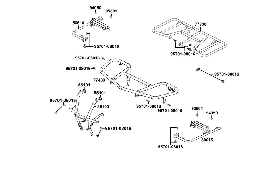 F23 Carrier Luggage parts diagram