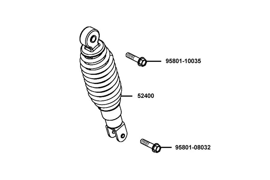 F16 Rear Cushion parts diagram