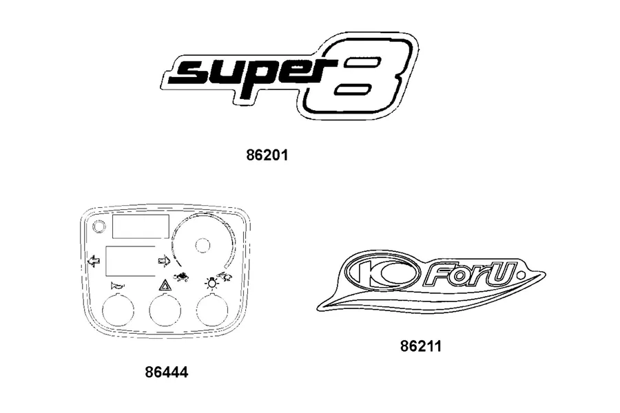 F13 Mark parts diagram