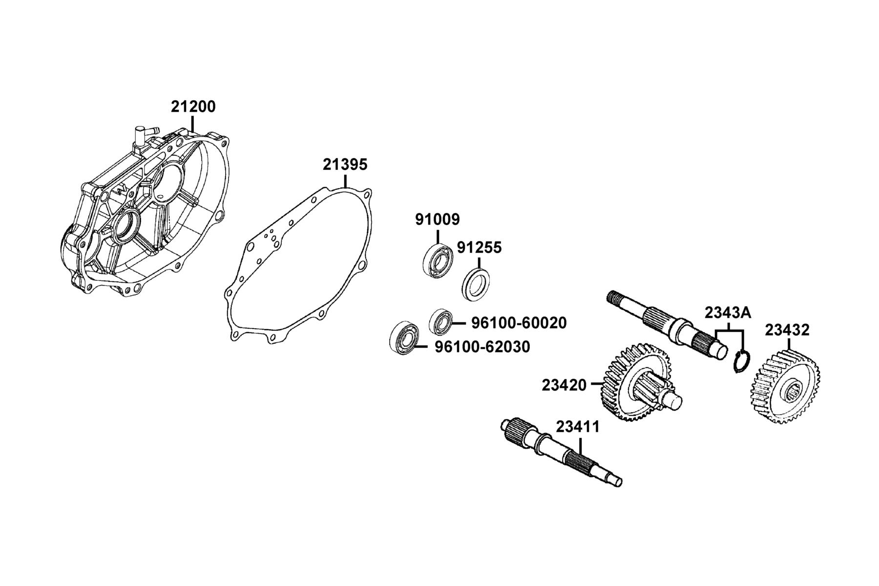 New People S 150(2020~ Transmission parts diagram