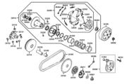 E05 Driven Pulley parts diagram