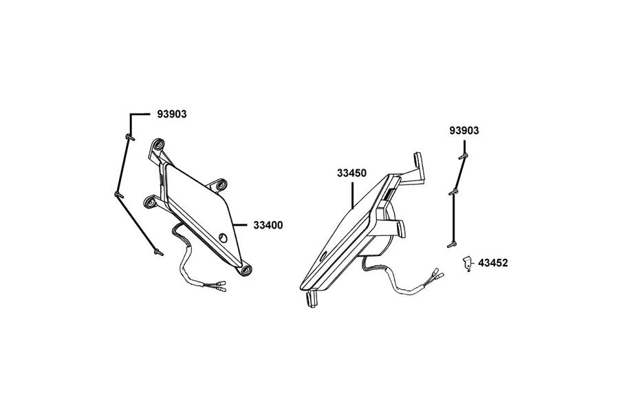 F17 Front Winker parts diagram