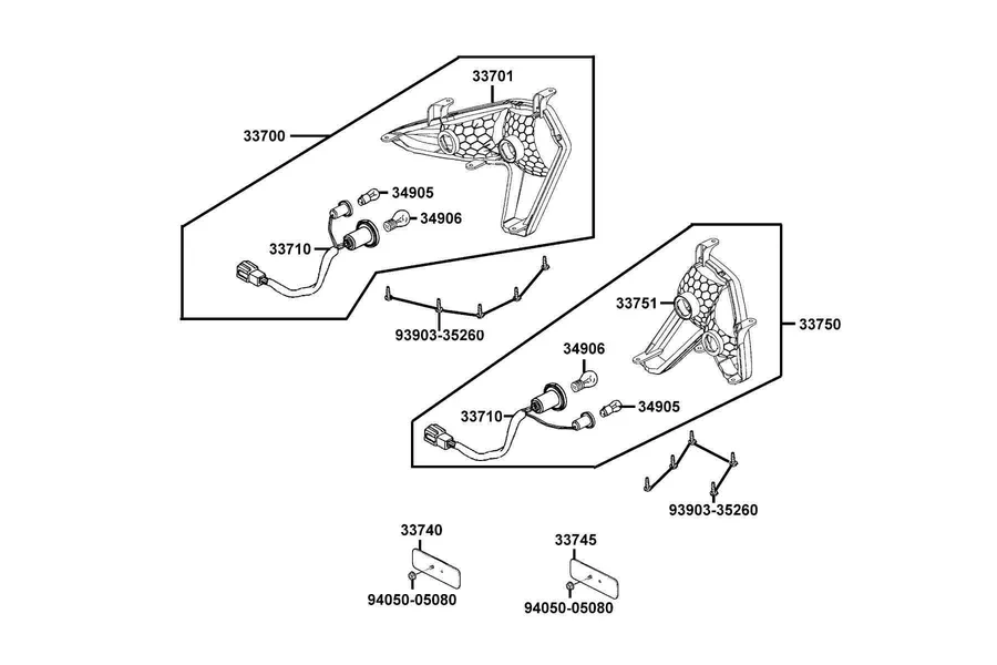 F20 Light Tail parts diagram