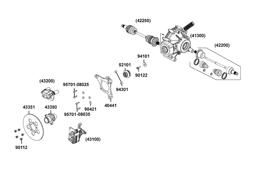 F18 Disk Assy Rr Brk parts diagram