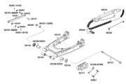 F17 Rear Fork●Step●Chain Case parts diagram thumbnail