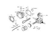 E03 Cylinder ● Piston ● Crankshaft parts diagram thumbnail
