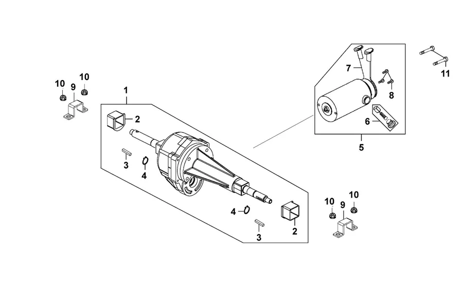 E01 Motor parts diagram