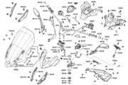 F03 Handle Steering●Handle Cover parts diagram thumbnail