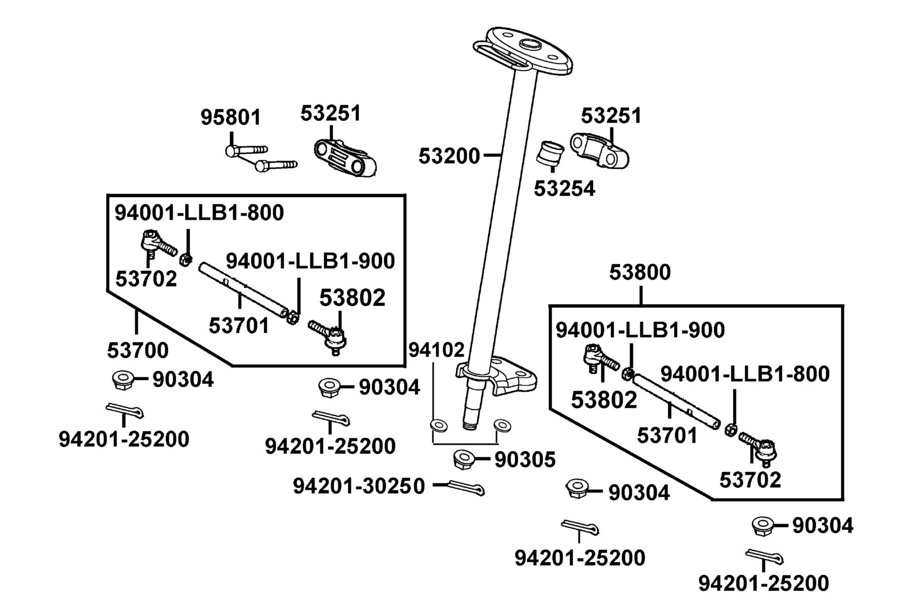 MONGOOSE 90S(2020) Stem Steering parts diagram