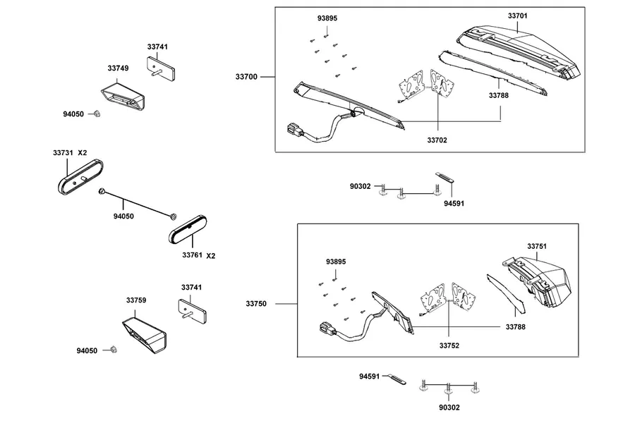 F20 Light Tail parts diagram