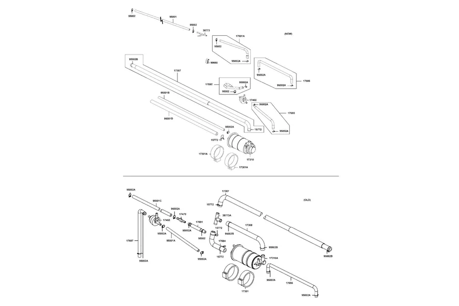 F22 Air Cleaner Second parts diagram