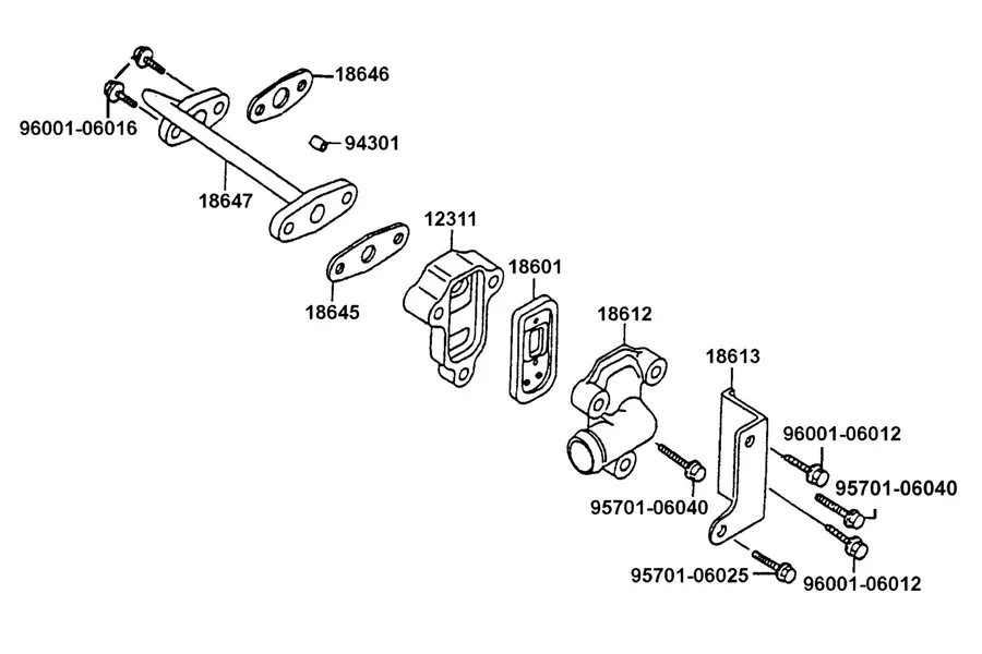 E12 Reed Valve parts diagram