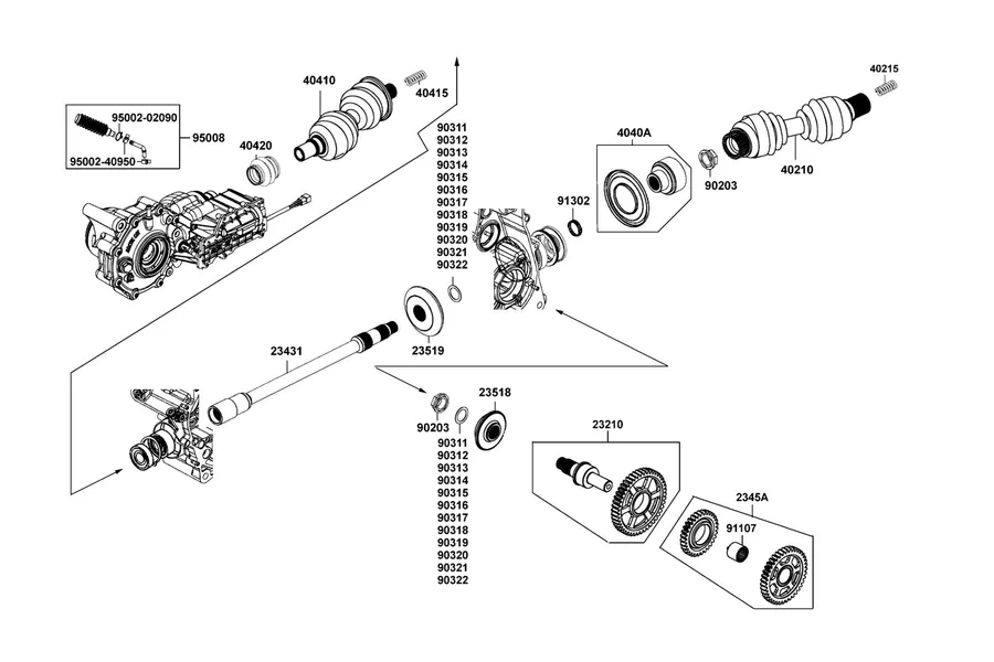 E08 Shaft Reduction parts diagram