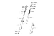 F23 Separated Parts Of Fr Fork parts diagram thumbnail