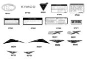 F22 Emblem ● Stripe parts diagram thumbnail