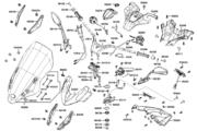 F03 Handle Steering●Handle Cover parts diagram thumbnail