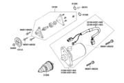 E06 Starting Motor●Oil Pump parts diagram thumbnail