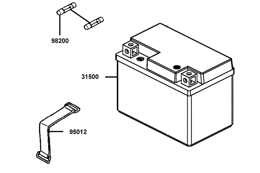 F11 Battery parts diagram