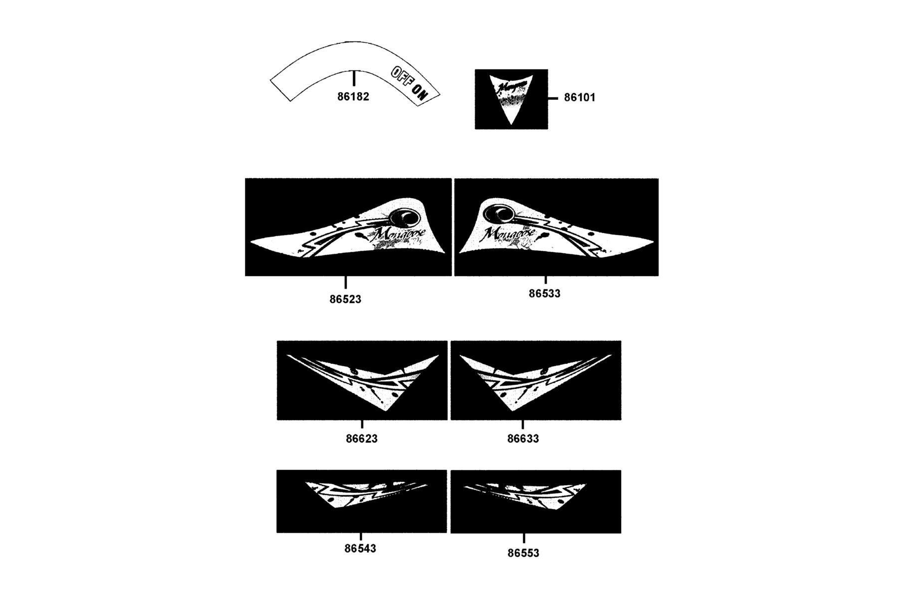 Mongoose 70 S (2016-2017) Emblem●Stripe parts diagram