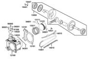E03 Cylinder ● Piston ● Crankshaft parts diagram thumbnail