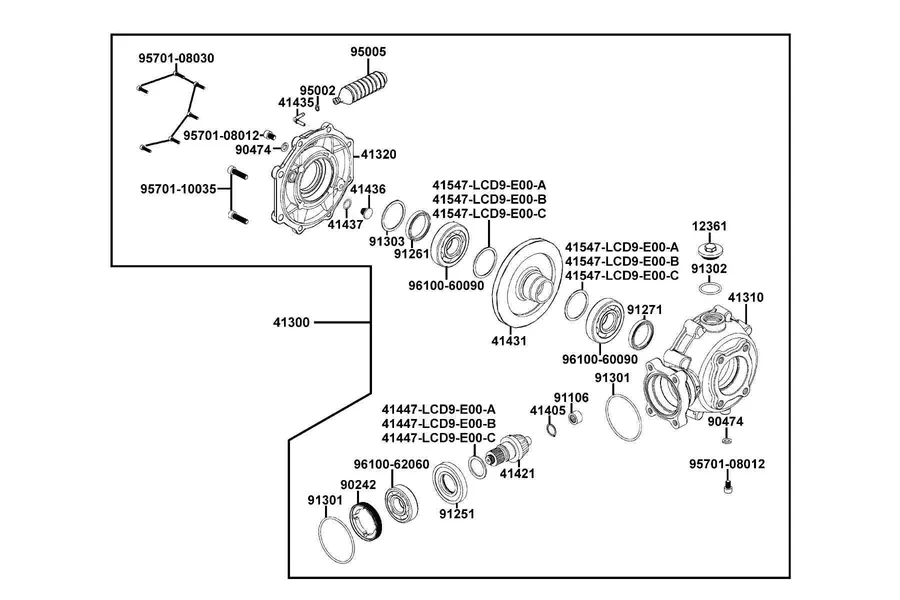F19 Side Case Rr Final parts diagram