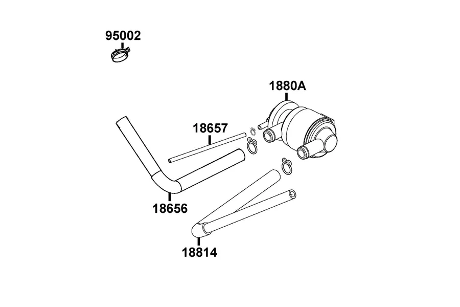 F21 Air Cleaner Two parts diagram