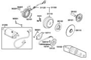 E07 Starting Motor ● Oil Pump parts diagram thumbnail