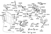 F03 Handle Steering ● Handle Cover parts diagram thumbnail