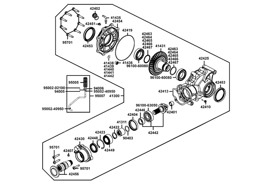 F17 Control Arm Assy parts diagram