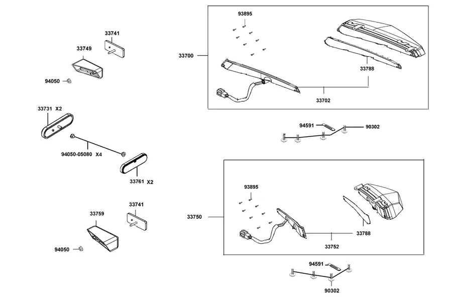 F20 Light Tail parts diagram