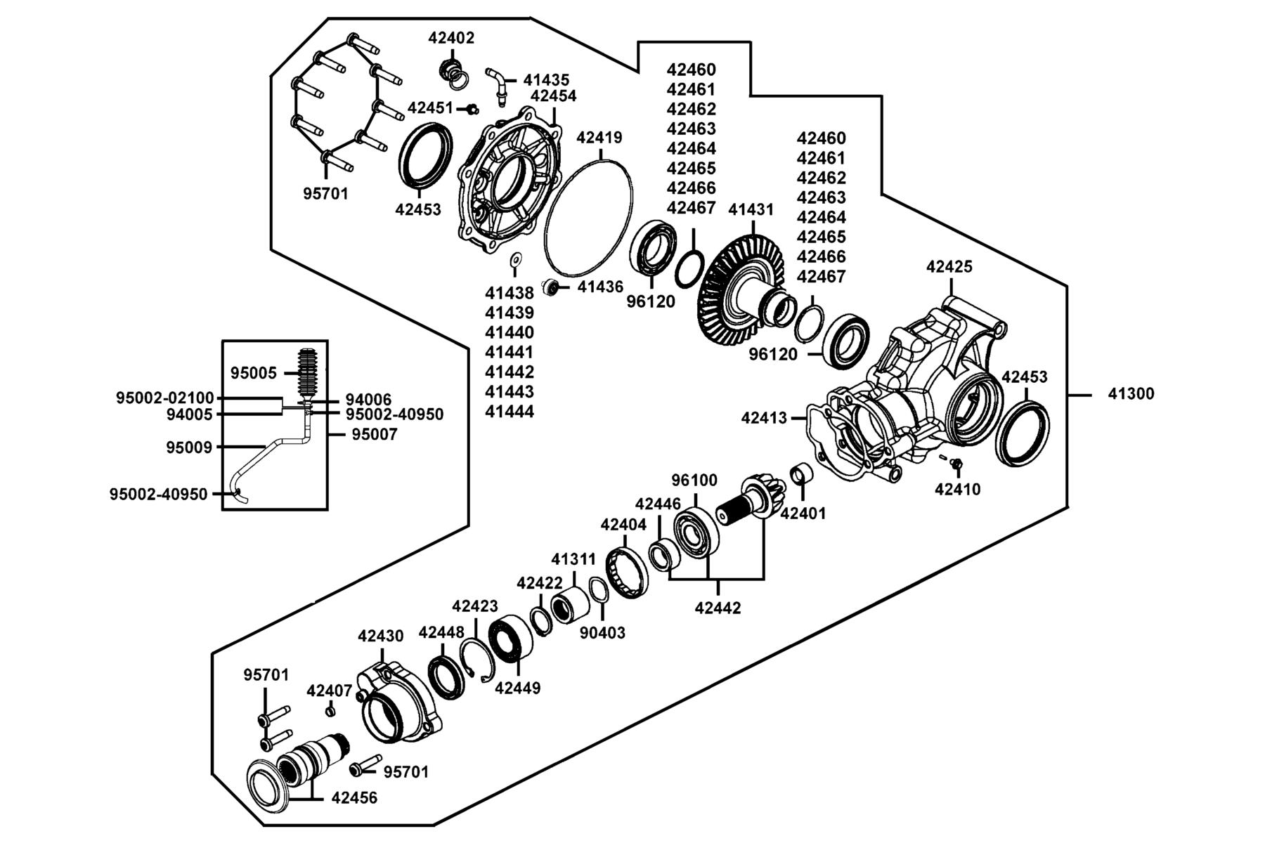 MAXXER 450I Control Arm Assy parts diagram