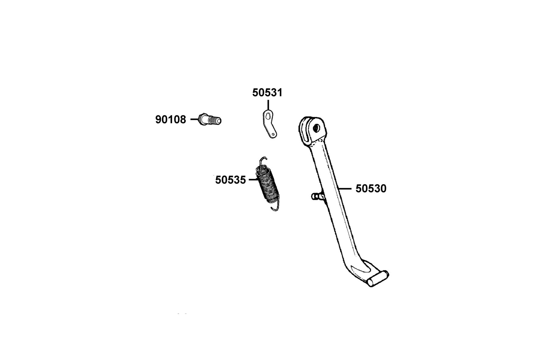 K-PIPE 125(2020) Step Bar parts diagram