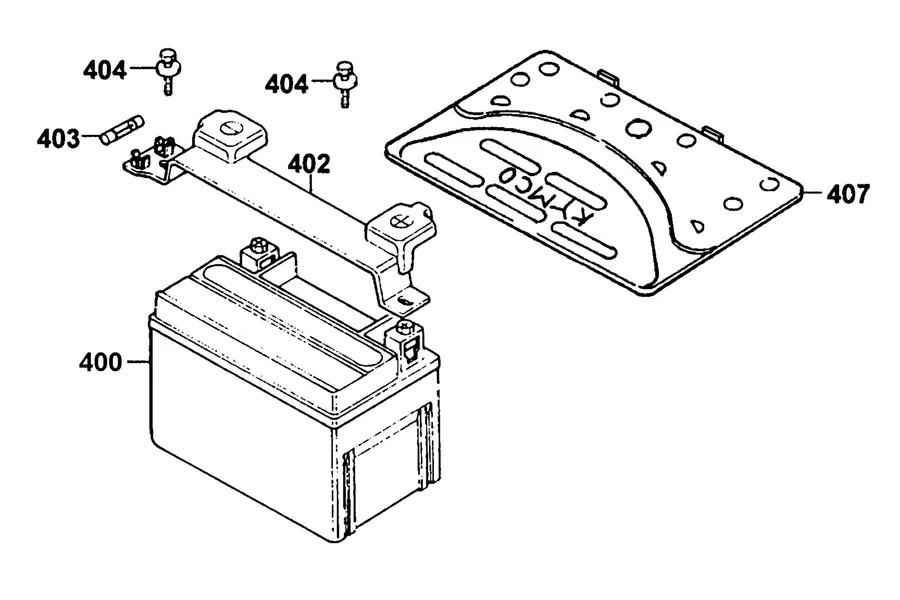 F11 Battery parts diagram