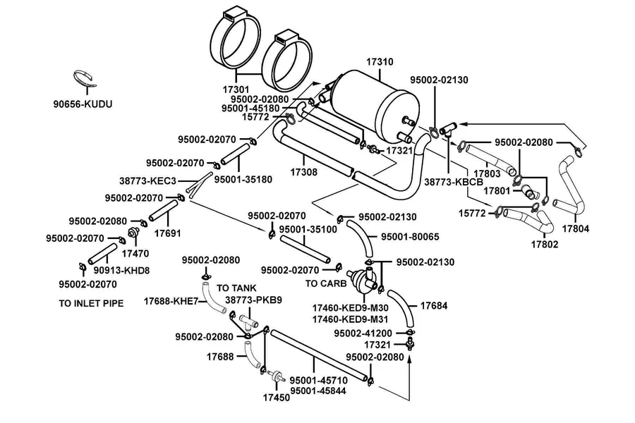 F24 Canister parts diagram