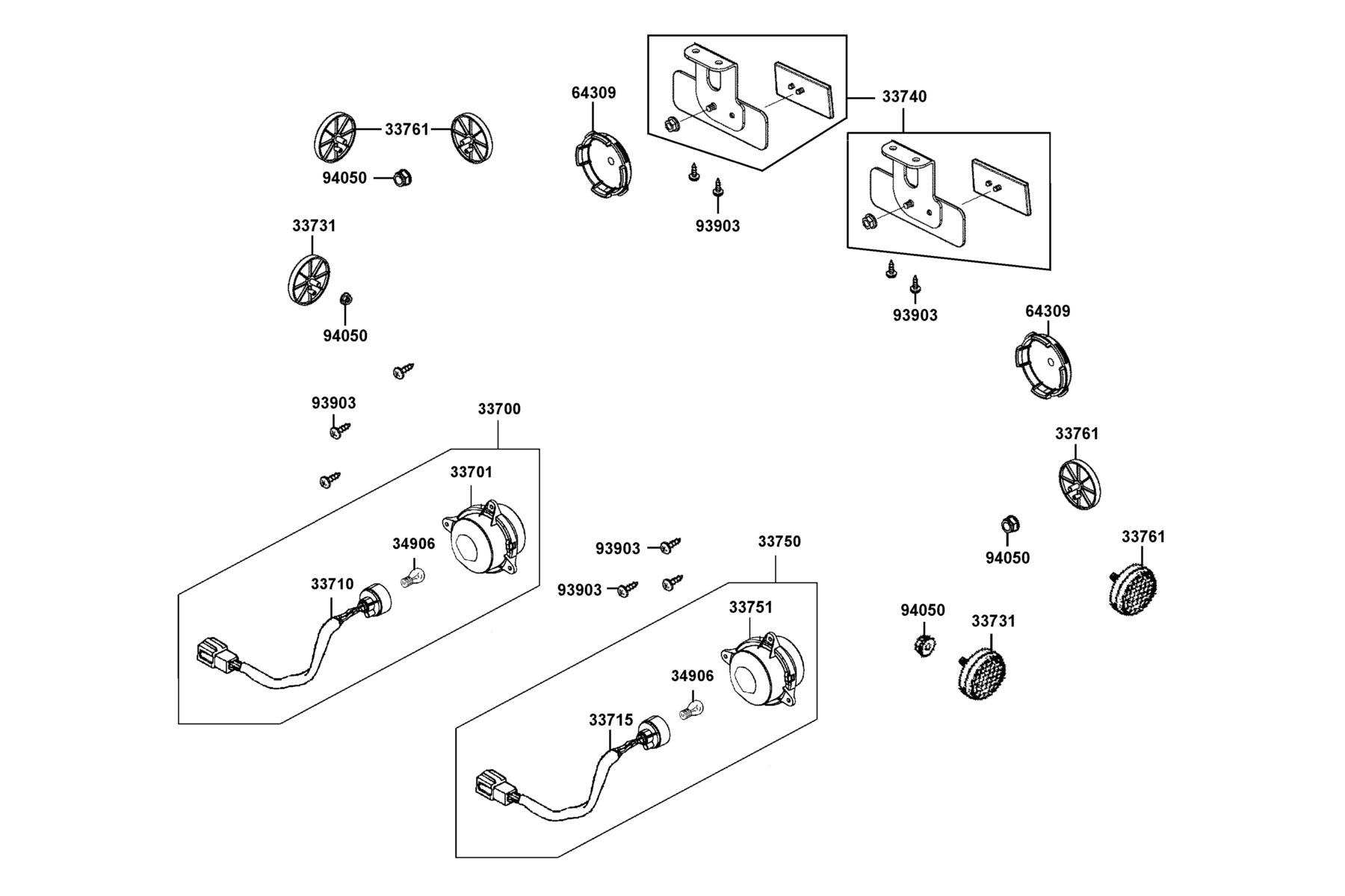 Mongoose 270i EPA/EFI(2025MY) Light Tail parts diagram