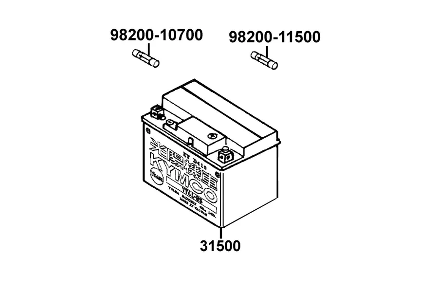 F11 Battery parts diagram