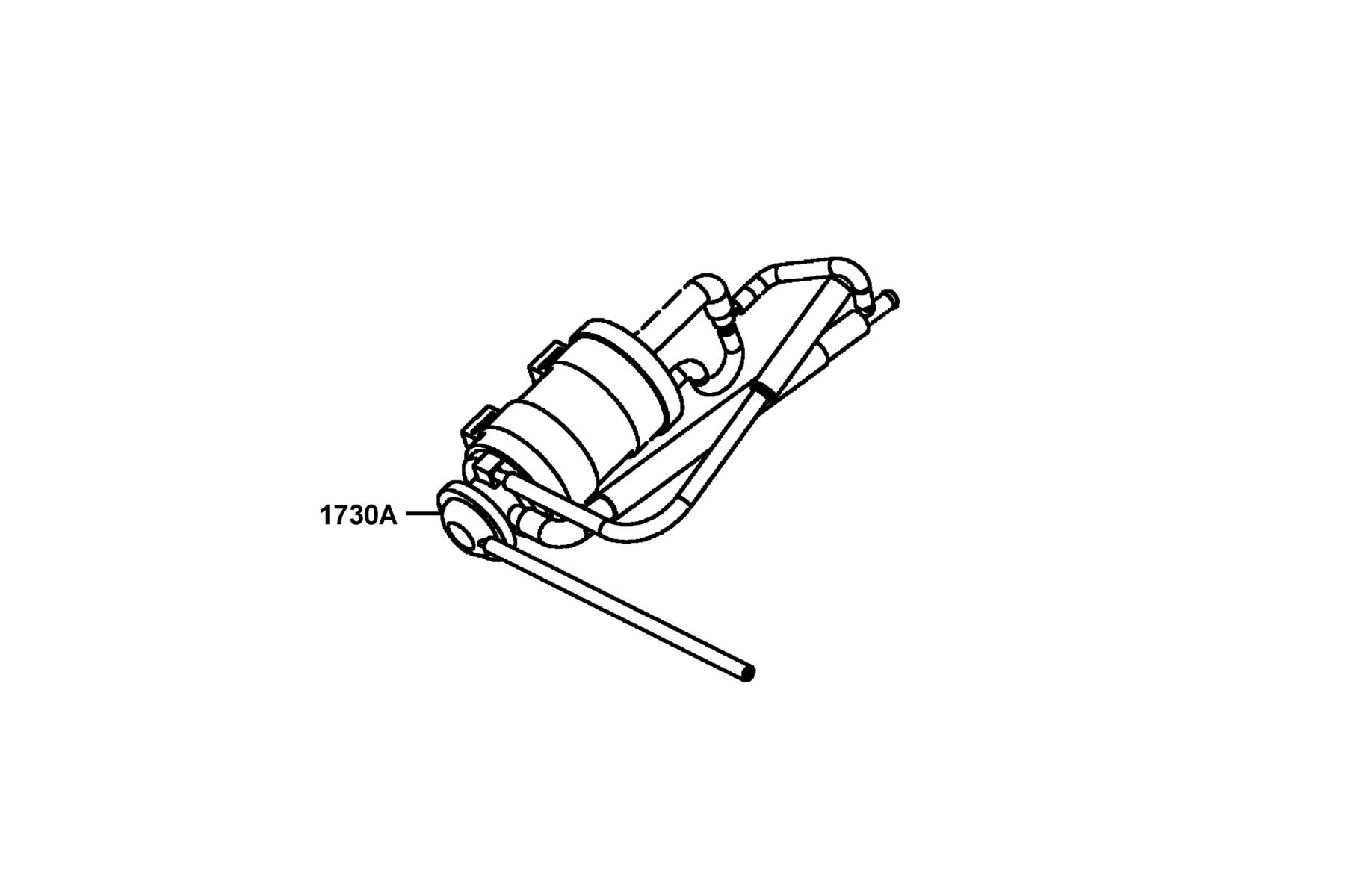 LIKE 200(2010~) Air Cleaner Two parts diagram