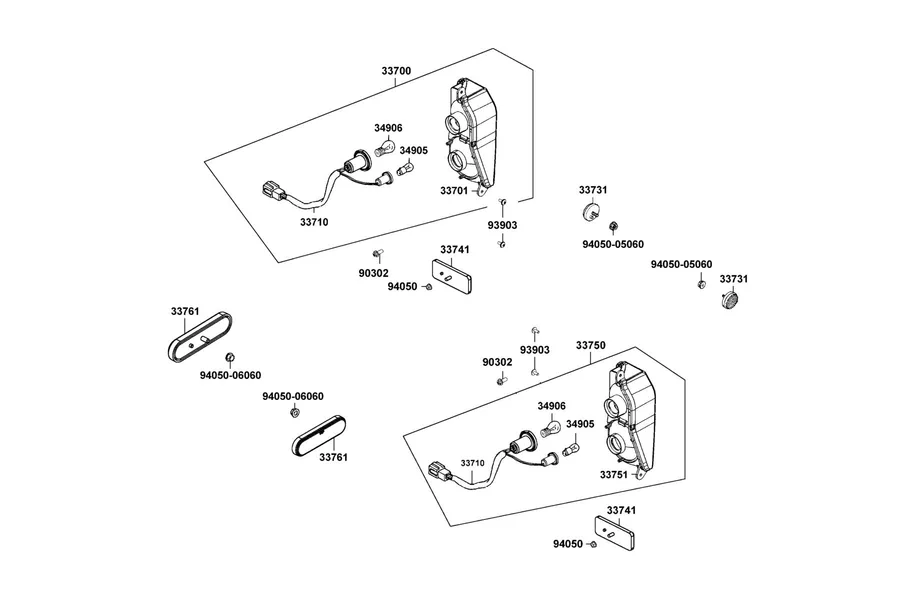 F19 Light Tail parts diagram