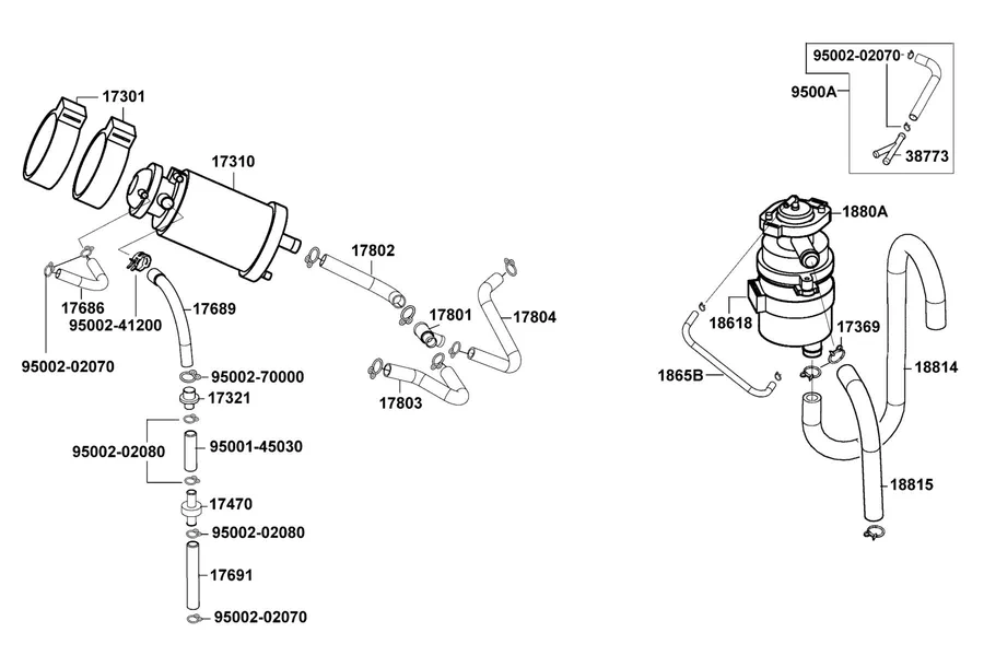 F33 Canister parts diagram
