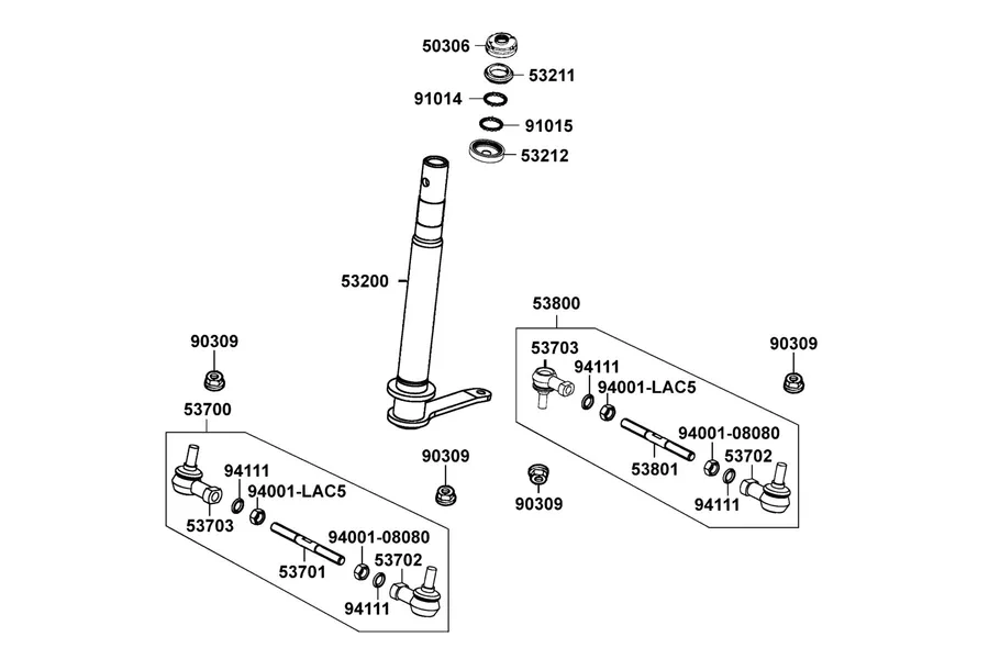 F03 Stem Steering parts diagram