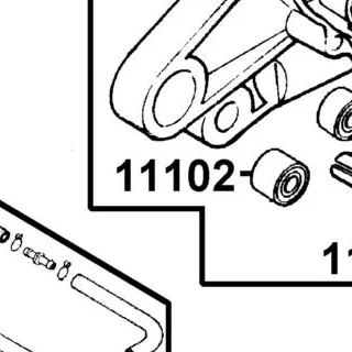11102-1G87-C00 RUB BUSH ENG HANGER — diagram cutout