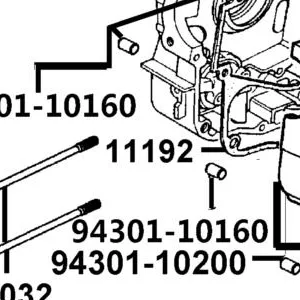 11192-KUDU-E90 GASKET CRANK CASE @ A — diagram cutout