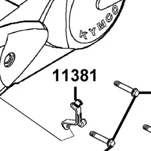 11381-KUDU-C00 CLAMPER THROTTLE CABLE — diagram cutout