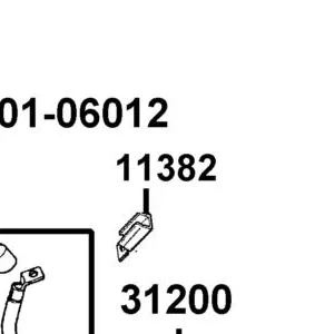 11382-KUDU-W10 CLAMPER BRAKE CABLE — diagram cutout