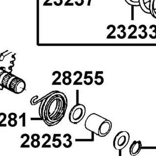 28255-GFS6-C00 COLLAR KICK BOSS — diagram cutout