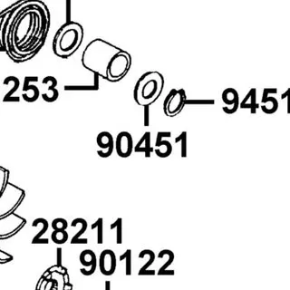 90451-GBN2-C00 WASHER KICK SPINDLE