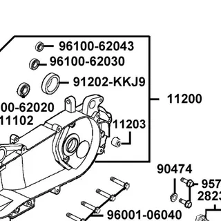 91202-KKJ9-C00 OIL SEAL 20*32*6 — diagram cutout